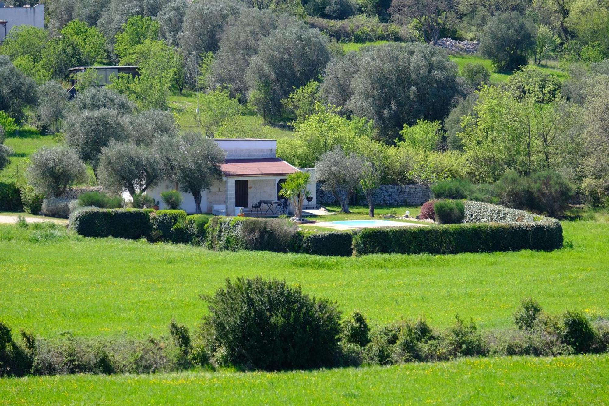 Terra Sessana Ville E Trullo Con Piscina Privata Остуни Экстерьер фото