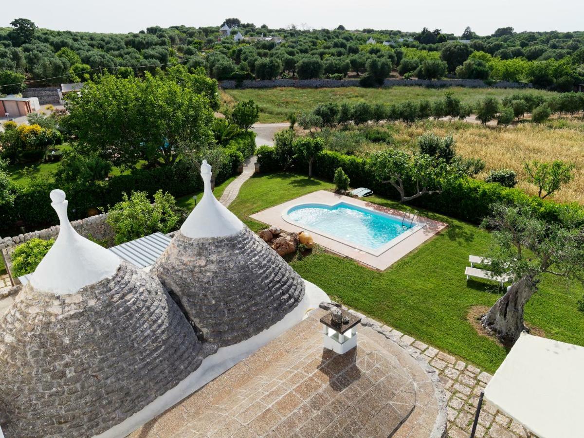 Terra Sessana Ville E Trullo Con Piscina Privata Остуни Экстерьер фото